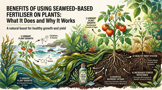 What are the benefits of seaweed fertiliser for plants?