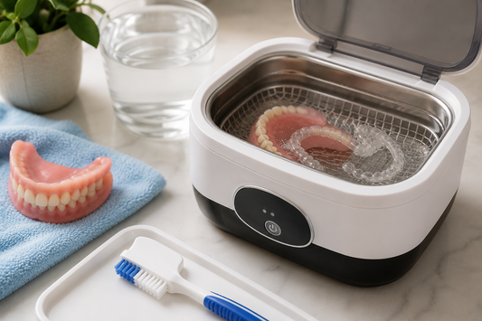 Cleaning Dentures and Retainers in an Ultrasonic Cleaner