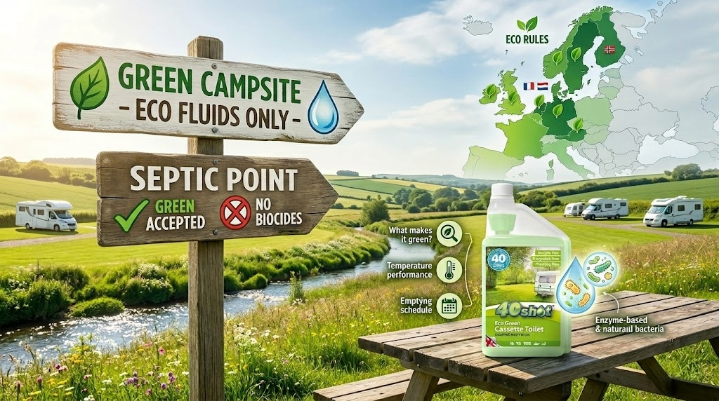 Best Green Caravan Toilet Chemical for Eco Campsites in the UK and Europe