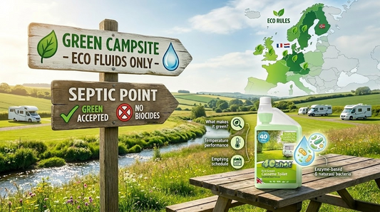 Best Green Caravan Toilet Chemical for Eco Campsites in the UK and Europe