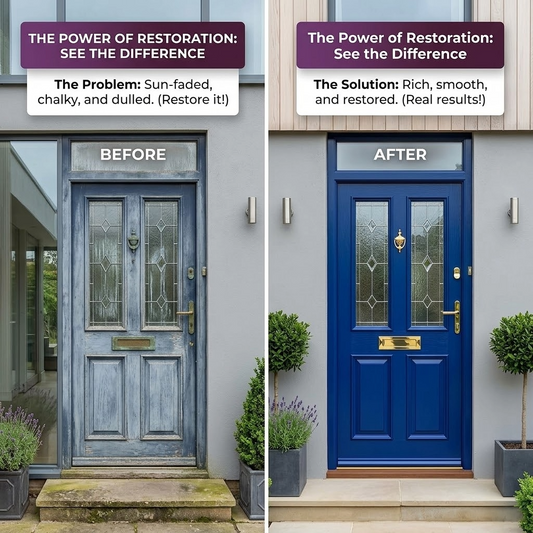 How to Restore a Faded uPVC or Composite Door Quickly