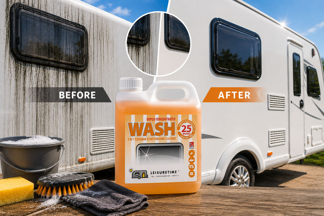 How to Remove Black Streaks from a Caravan or Motorhome
