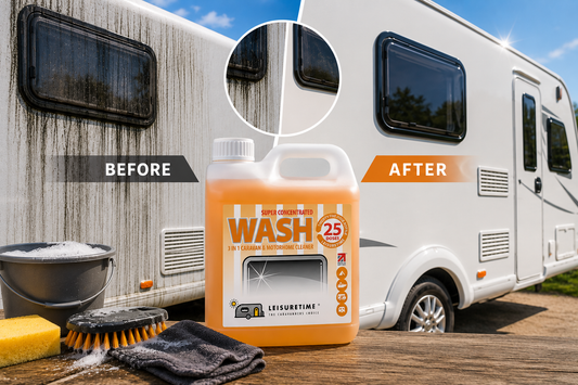 How to Remove Black Streaks from a Caravan or Motorhome