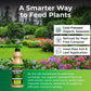 Liquid Seaweed Fertiliser 1L with Hose Attachment - Plant Food & Lawn Feed - Organic cold-pressed Ascophyllum with amino, fulvic & humic acids.