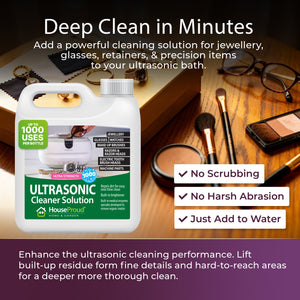HouseProud Ultrasonic Cleaner Solution – 1L Concentrate