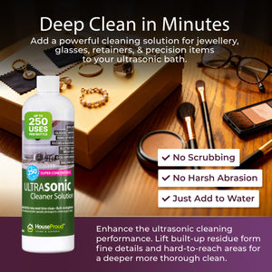 HouseProud Ultrasonic Cleaner Solution – 500ml Concentrate