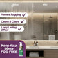 HouseProud Mirror Magic Anti-Fog Spray Foam for Bathroom Mirrors & Glass