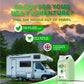 LeisureTime Green Toilet Fluid 2-in-1 25 Treatments – Caravan & Motorhome Waste & Rinse, Formaldehyde Free, Septic Safe