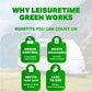 LeisureTime Green Toilet Fluid 2-in-1 25 Treatments – Caravan & Motorhome Waste & Rinse, Formaldehyde Free, Septic Safe