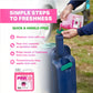 LeisureTime Pink Toilet Fluid Concentrate 25 Treatments – Caravan & Motorhome Rinse, Formaldehyde Free, Septic Safe