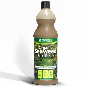 Seaweed Fertiliser for Plants – Organic Liquid Feed for Indoor & Outdoor Use – Cold Pressed with Humic, Amino & Fulvic Acids