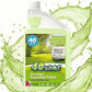 40Shot 2-in-1 Eco Green Organic Caravan Toilet Fluid 1L Concentrated Cassette