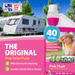 40Shot Pink Toilet Rinse 1L Concentrate – 40 Doses, Caravan & Motorhome Flush Fluid, Biodegradable, Fresh Fragrance