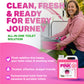 LeisureTime Pink Toilet Fluid Concentrate 25 Treatments – Caravan & Motorhome Rinse, Formaldehyde Free, Septic Safe